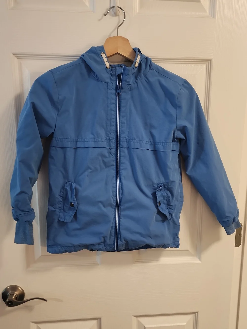 Cat & Jack Light Blue Hooded Raincoat